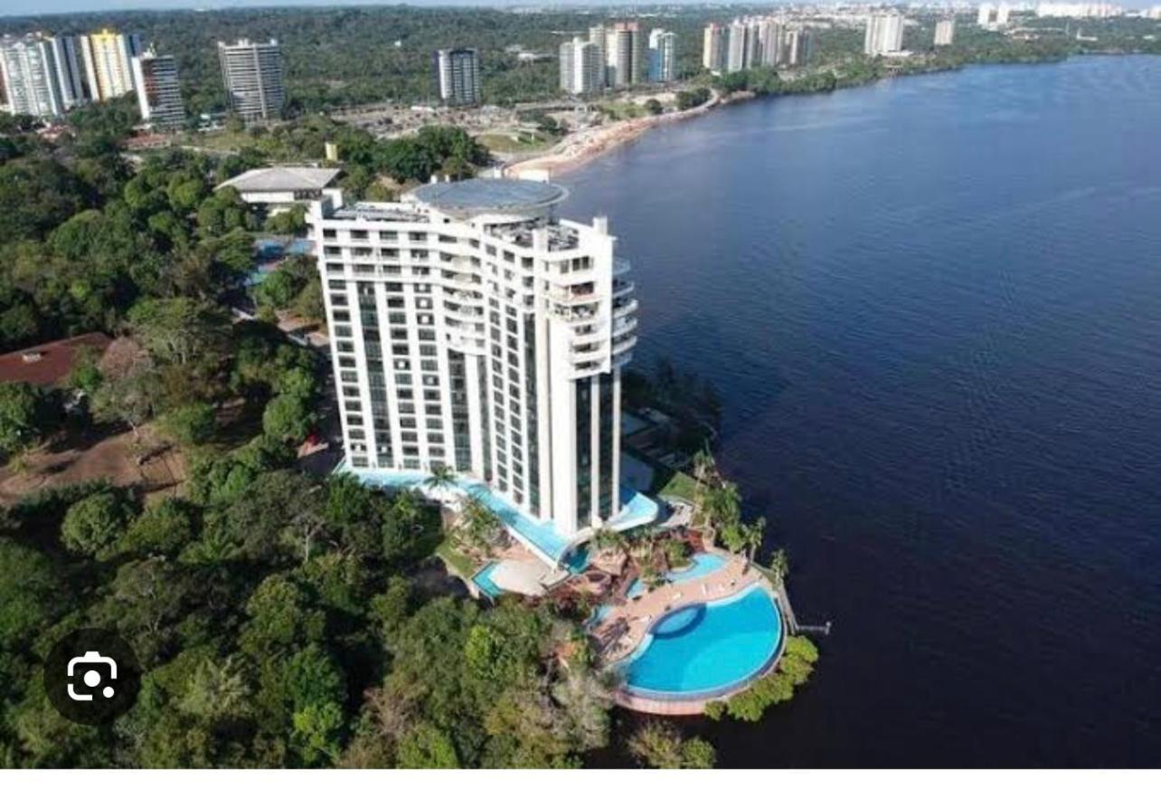 Flat No Condominio Do Edificio Tropical Executive E Residence Com Vista Para O Rio Manaus Buitenkant foto